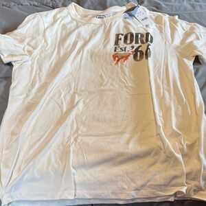 Ford Men's Cream Graphic Tee